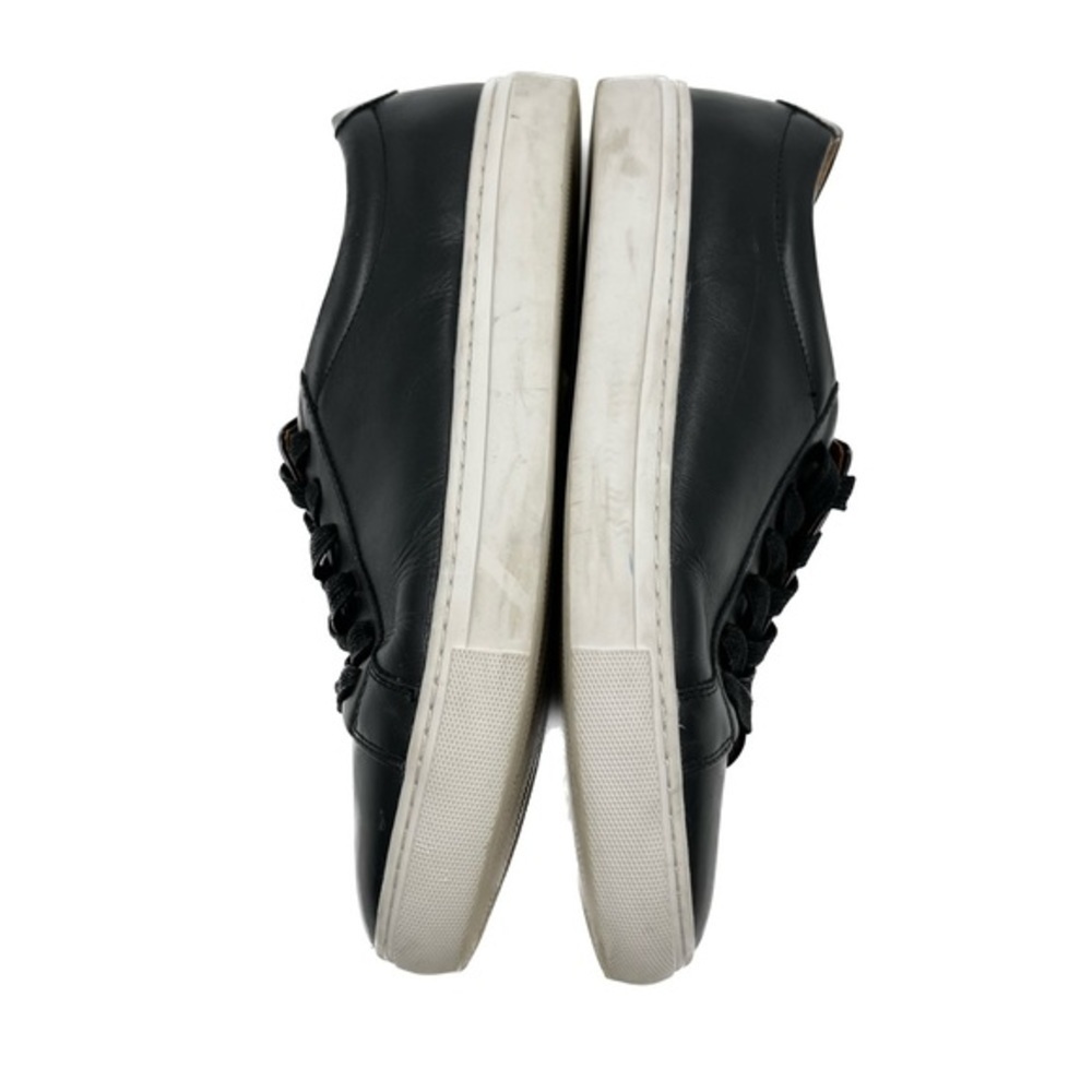 New Republic by Mark Monairy Kurt Black Leather Lace Up Trainers Size 9.5 - Picture 6 of 9